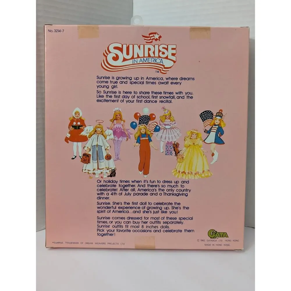 Vintage 1982 Sunrise in America Dance Recital Ballerina Doll Outfit Gatabox New